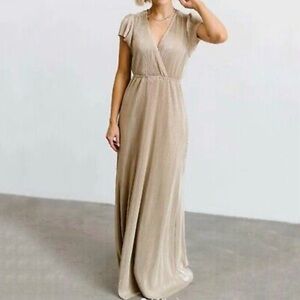 Elegant BURGUNDY Maxi Dress